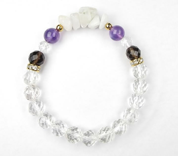 ロシア産フェナカイト8mm 虹あり アゾゼオアゼツライト H&E社 カット